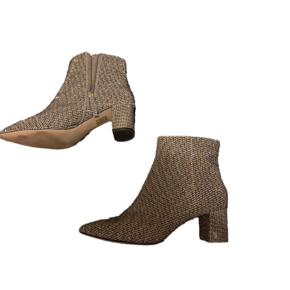 Kurt Geiger -- London golden encrusted ankle boots - Picture 3 of 6